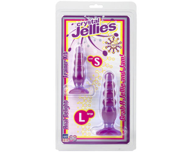 Crystal Jellies Anal Del Trainer Kit Pur