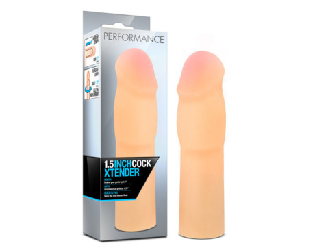 Performance 1.5in Cock Xtender Beige