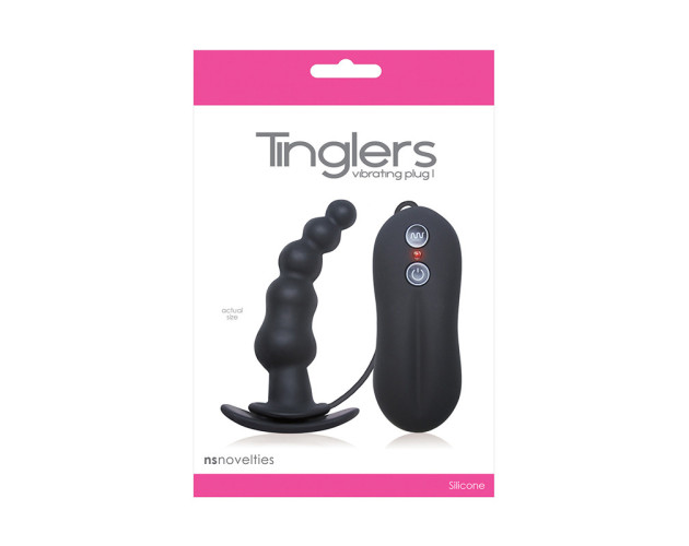 Tinglers Vibrating Plug I Black