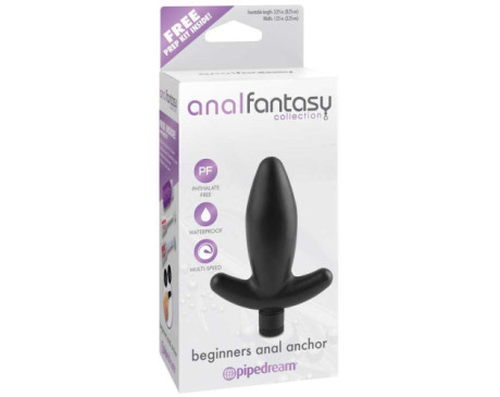 AFC Vibrating Beginners Anal Anchor Blk