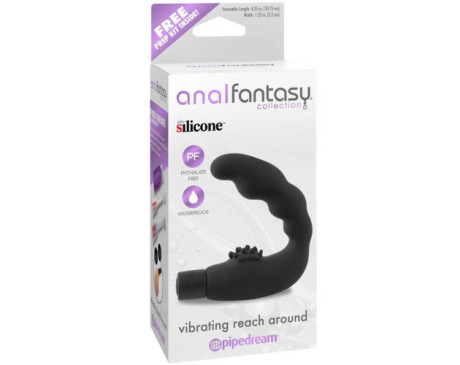 AFC Vibrating Reach Around Prostate Blk