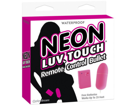 PD Neon Luv Touch Remote Bullet Pink