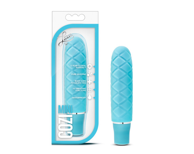 Luxe Cozi Mini Slimline Vibrator Aqua