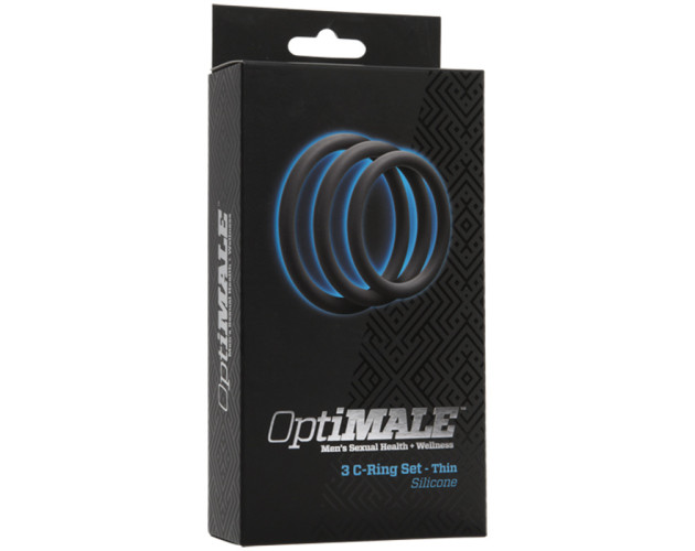 OptiMALE – 3 C-Ring Set – Thin Slate