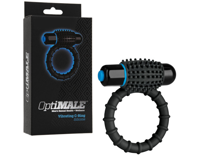 OptiMALE – Vibrating C-Ring Black