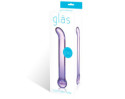 Glas 6.75in Purple G-Spot Tickler Dildo