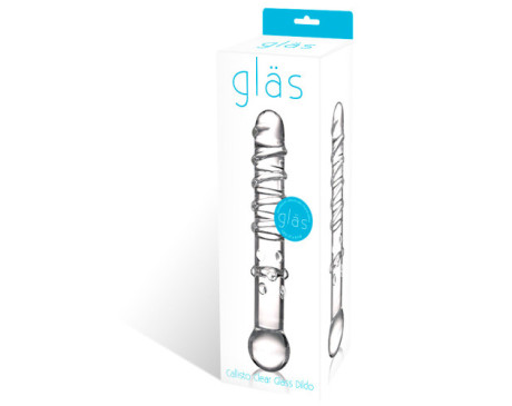 Glas 7in Callisto Clear Glass Dildo