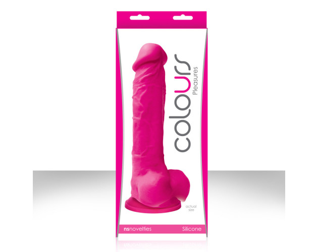 Colours Pleasures 8in Dildo Pink