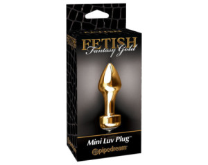 FF Gold Mini Luv Plug With Gem Base Gold