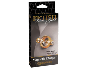 FF Gold Magnetic Nipple Clamps Gold