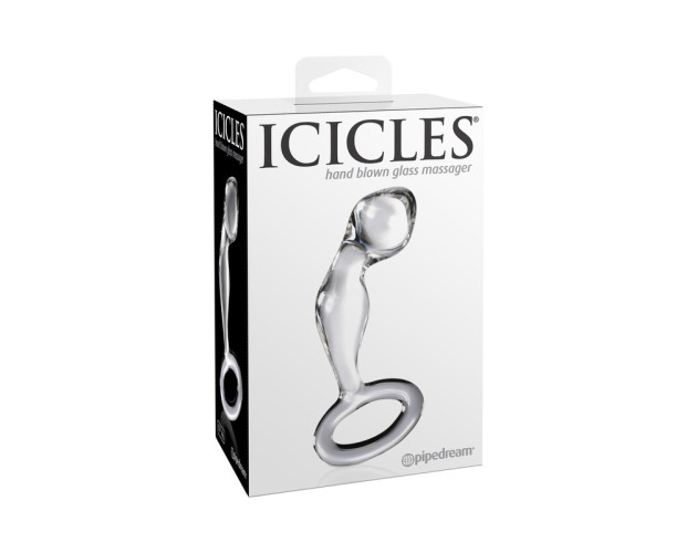 Icicles No.46 Glass Prostate Massager Clr