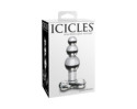 Icicles No.47 4in Glass Anal Plug Clear