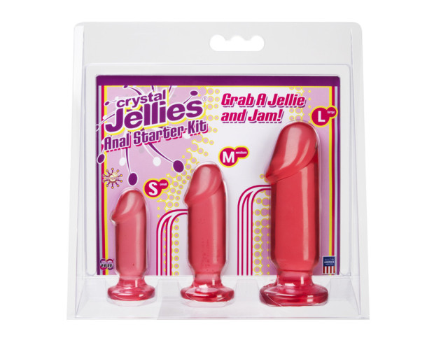 Crystal Jellies Anal Starter Kit Pink