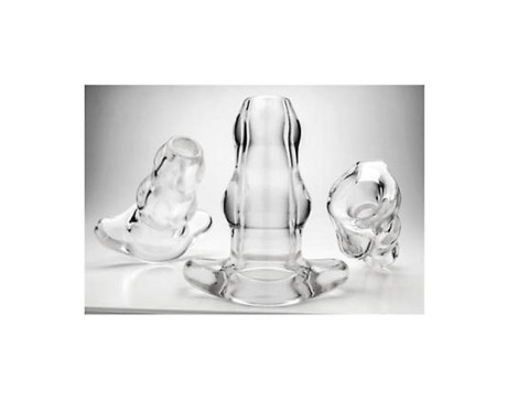 PF Double Tunnel Plug - Clear - Medium