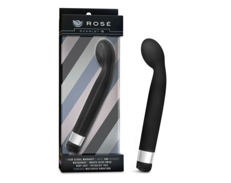 Rose Scarlet G Slimline G-Spot Vibr Blk