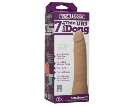 Vac-U-Lock- 7in Thin Dong ULTRASK Brown