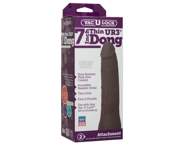 Vac-U-Lock- 7in Thin Dong ULTRASK Black