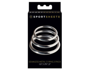 SS Metal O-Ring 3pk Silver