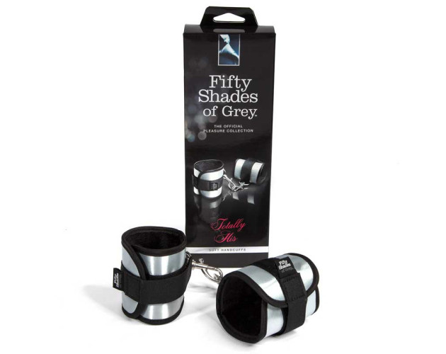 50 Shades TotallyHis Soft Handcuffs Silv