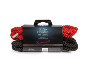 50 Shades RestrainMe BndagRope2pk RedBlk