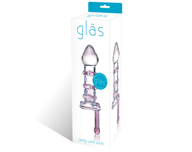 Glas 6.5in Candy Land Juicer Dildo