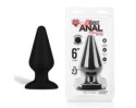 Hustler All About Anal 6in Plug Black