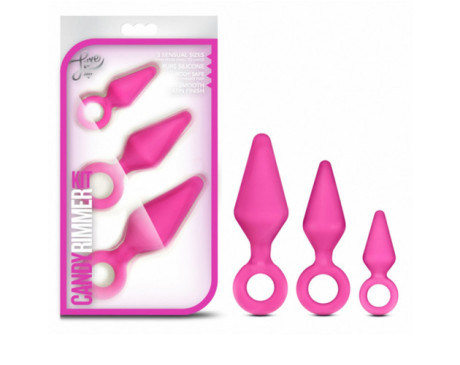 Luxe Candy Rimmer Anal Plug Kit Pink