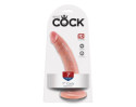 King Cock 7in Cock w/ Suction Cup Beige