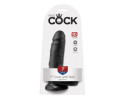 King Cock 7in Cock w/ Balls Black