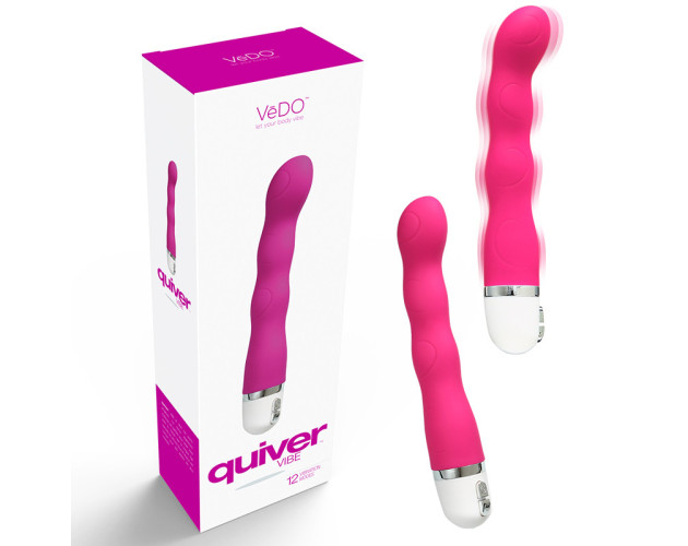 VeDO Quiver Mini Vibe Hot In Bed Pink