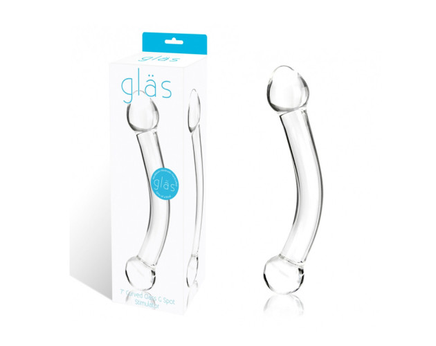 Glas 7in Curved Glass G Spot Stimulator