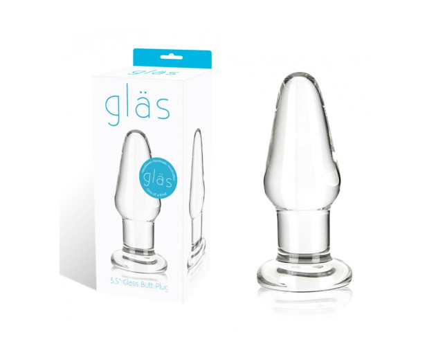 Glas 3.5in Glass Butt Plug