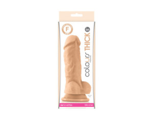 Colours Pleasures Thick 5in Dildo Beige