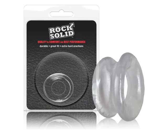 Rock Solid Convex Clear C Ring