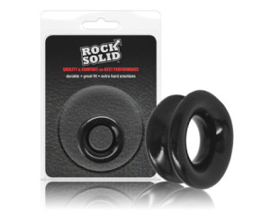 Rock Solid Convex Black C Ring