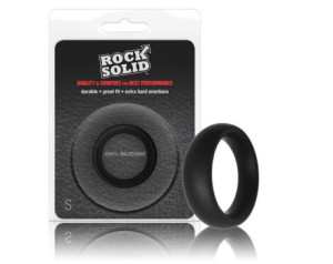 Rock Solid Silicone Black C Ring Small