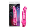 B Yours Vibe 7 Dildo 8.75in Vibr Pink