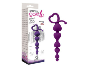 Gossip Hearts on a String Anal Beads Vio