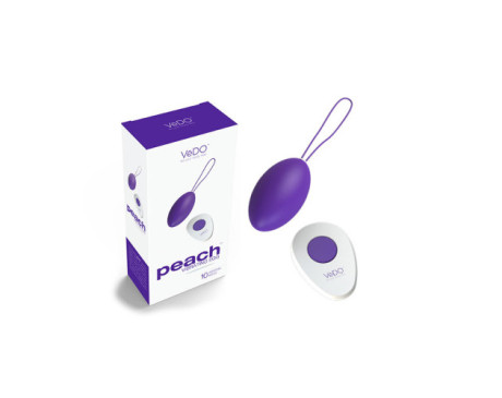 VeDO Peach Rechargeable Egg Vibe Indigo