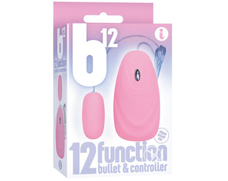 The 9's B12 Bullet 12 func w/Remote Pink