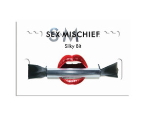 SS S&M Silky Bit Gag Black