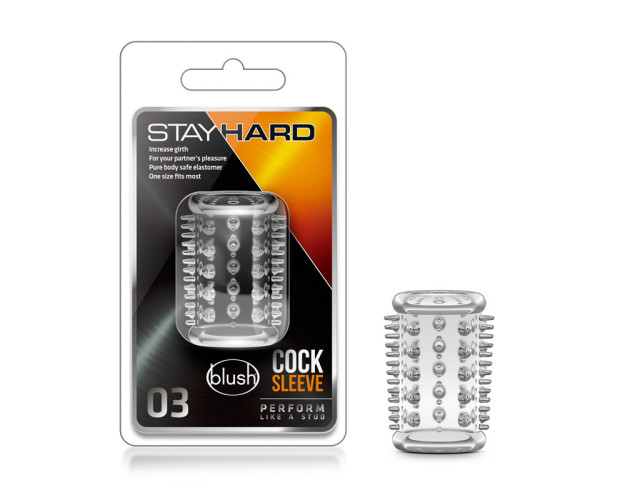 Stay Hard Cock Sleeve 03 Clear