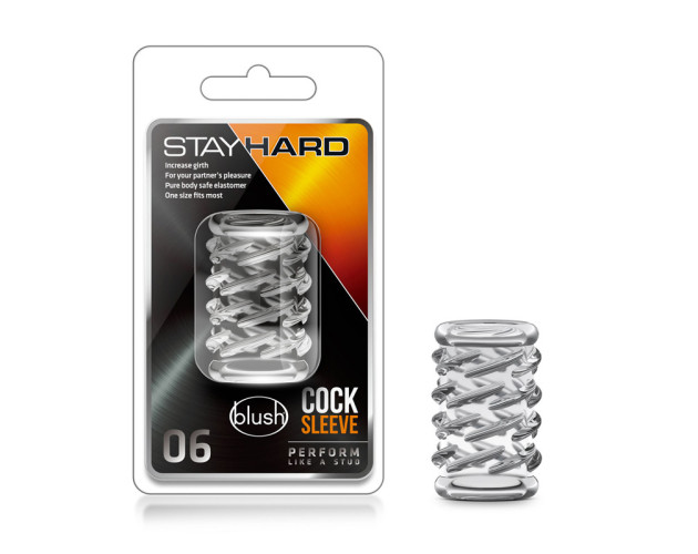 Stay Hard Cock Sleeve 06 Clear