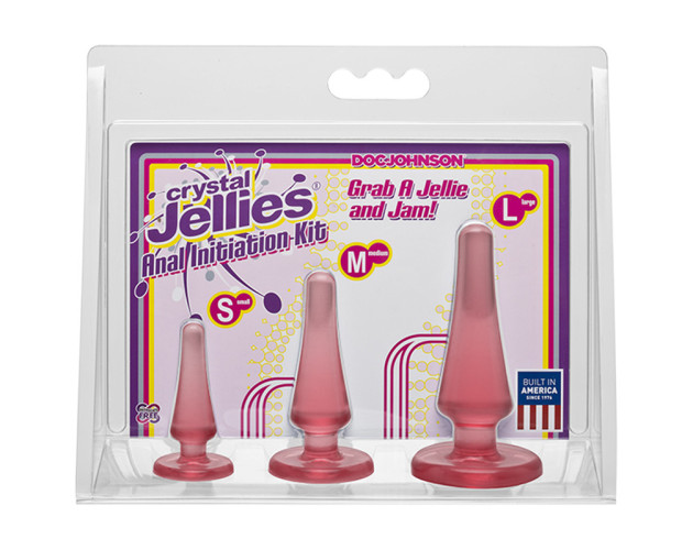 Crystal Jellies Anal Trainer Kit Pink