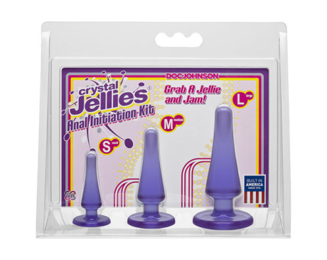 Crystal Jellies Anal Trainer Kit Purple