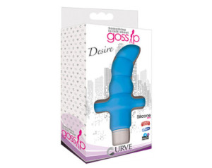 Gossip Desire Silicone Anal Vibr Azure