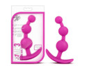 Luxe Be Me 3 Anal Beads Plug Pink