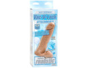 Vac-U-Lock 8in Realistic Cock Brown