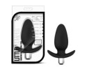 Luxe Little Thumper Vibr Anal Plug Blk