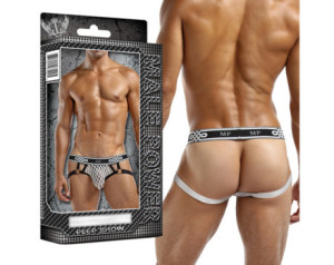 MP Peep Show Ring Jock Strap White LX